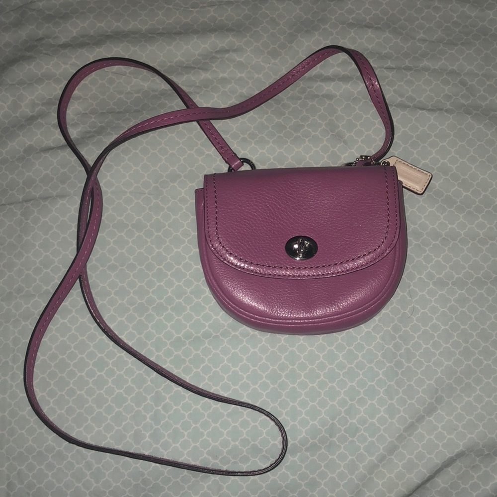Pink Coach Cross-Body Bag